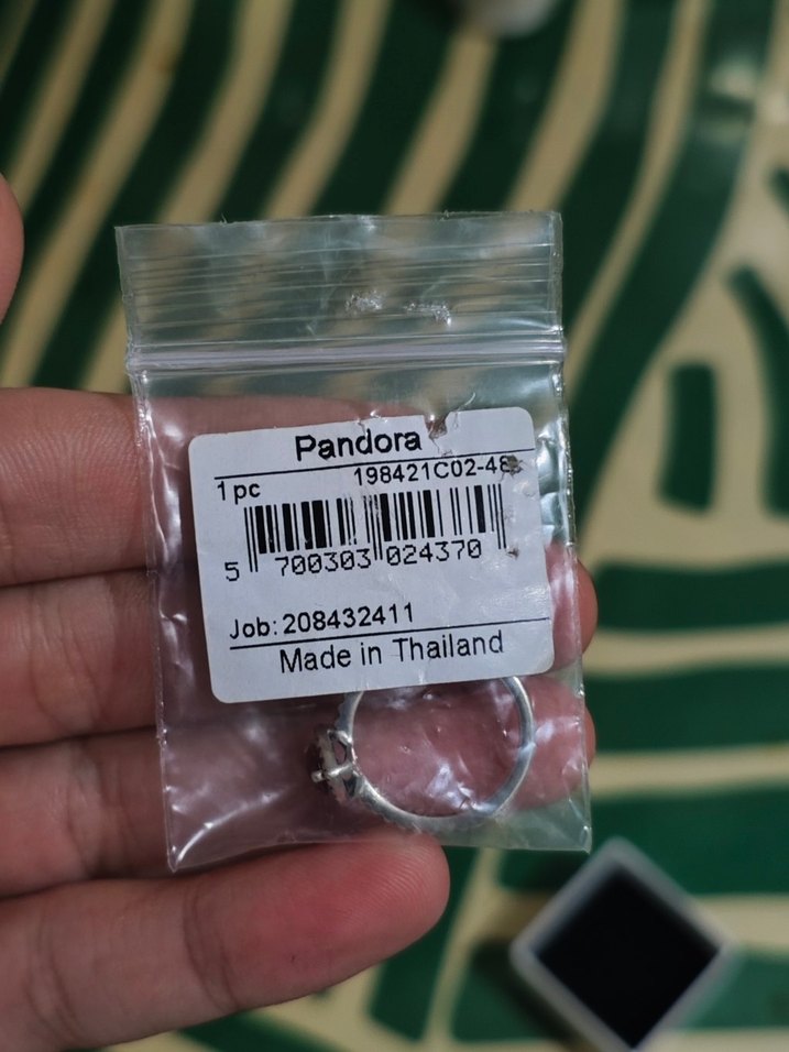 Orijinal Pandora Kırmızı Taşlı Kalp Yüzük - Görsel 4