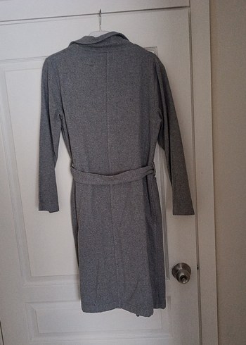 Gri Uzun Kadın mevsimlik  Kemerli - Görsel 4