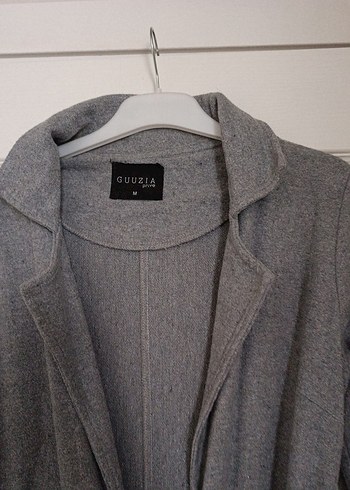 Gri Uzun Kadın mevsimlik  Kemerli - Görsel 3