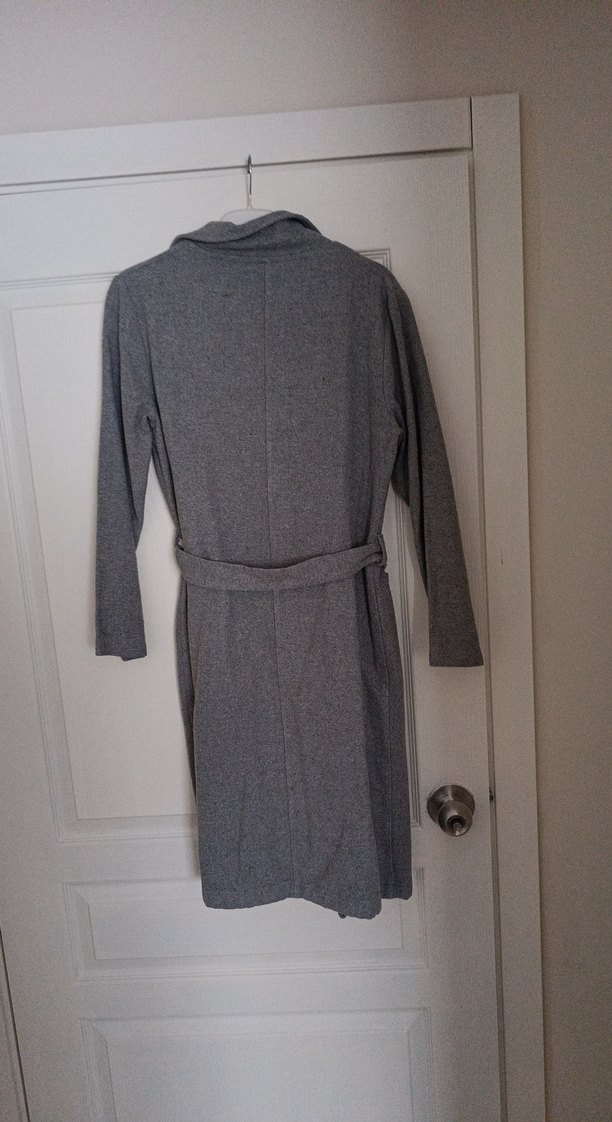 Gri Uzun Kadın mevsimlik  Kemerli - Görsel 4