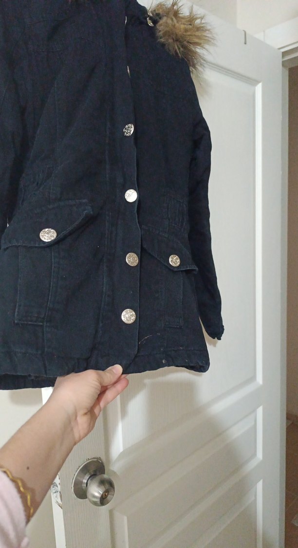 siyah mont - Görsel 4