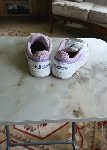 Beyaz Adidas Kız Çocuk Velcro Spor Ayakkabı - Görsel 3