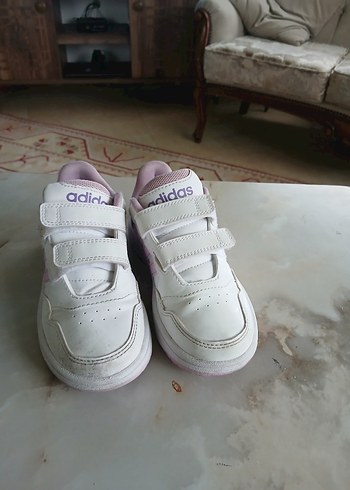 Beyaz Adidas Kız Çocuk Velcro Spor Ayakkabı - Görsel 4
