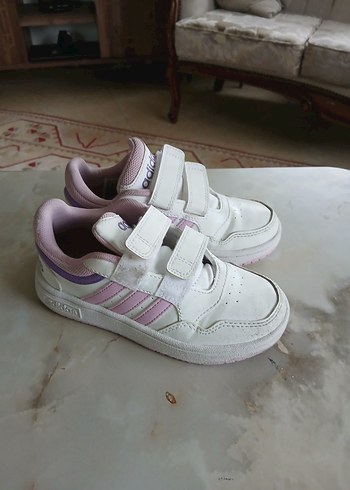 Beyaz Adidas Kız Çocuk Velcro Spor Ayakkabı - Görsel 2