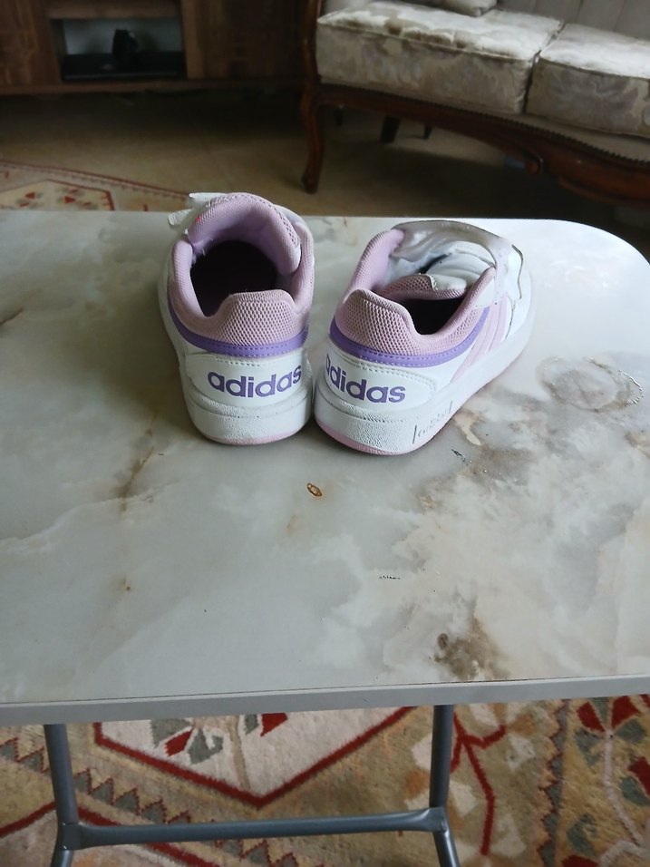 Beyaz Adidas Kız Çocuk Velcro Spor Ayakkabı - Görsel 3