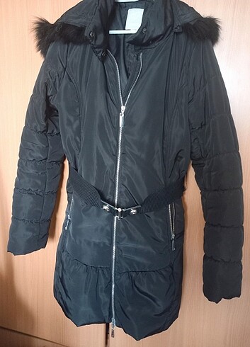 Twist Şişme mont kapşonlu 40