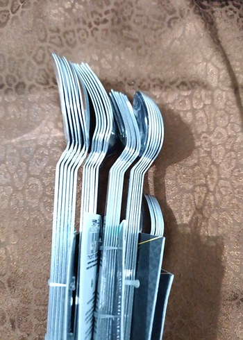 6 kişilik Çelik Çatal Kaşık Seti 30 parça - Görsel 2