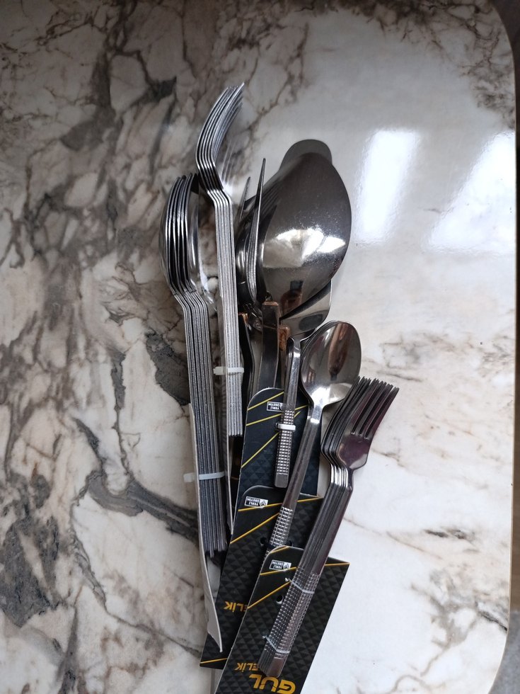 33 parça 6 kişilik kaşık çatal seti mutfak seti - Görsel 3