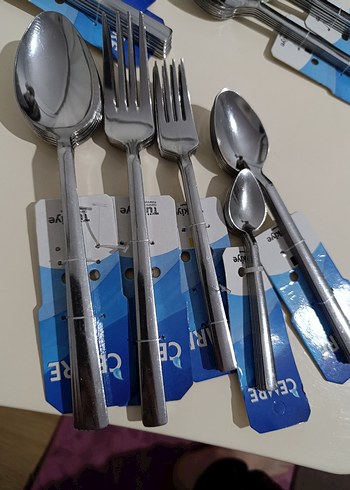 30 Parça 6 Kişilik Paslanmaz Çatal Kaşık Seti - Görsel 2