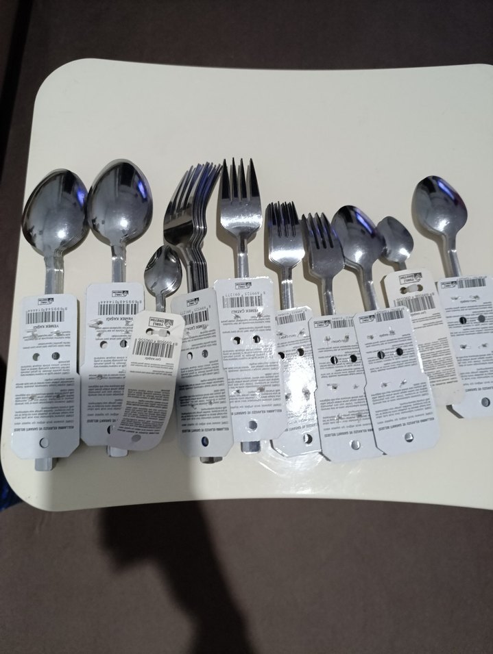 30 Parça 6 Kişilik Paslanmaz Çatal Kaşık Seti - Görsel 3