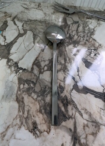 Çelik büyük kaşık  - Görsel 2