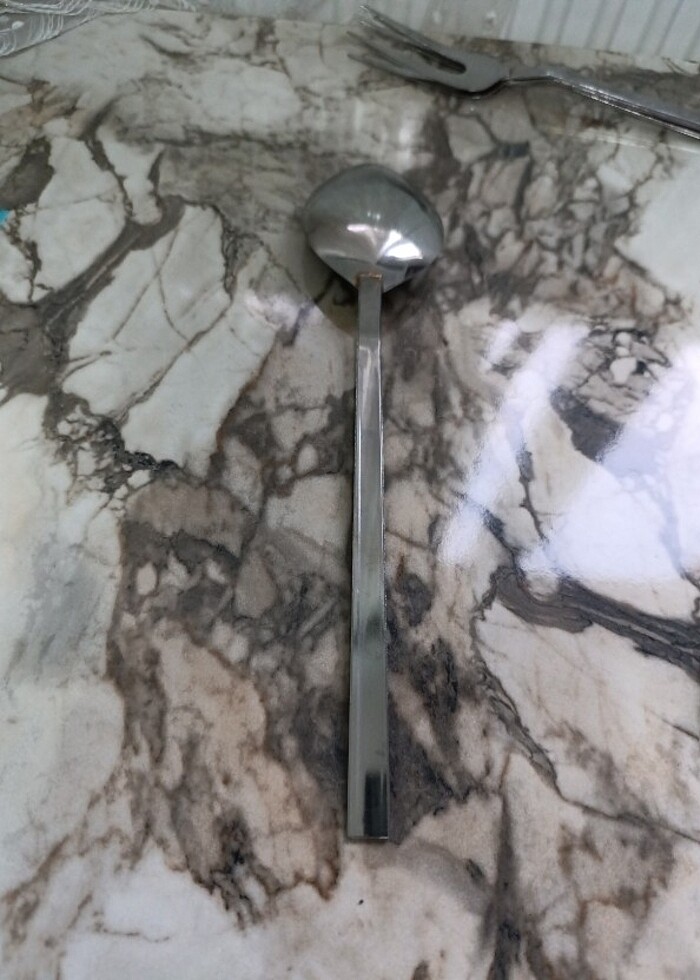 Çelik büyük kaşık  - Görsel 2