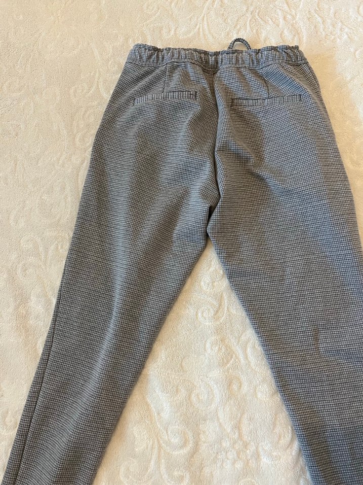 Gri Düğmeli Erkek Kumaş Pantolon - Görsel 3