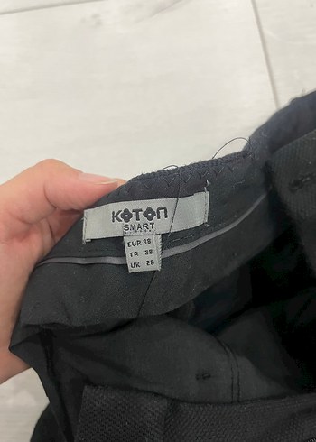 Erkek Siyah Kumaş Pantolon - Görsel 4