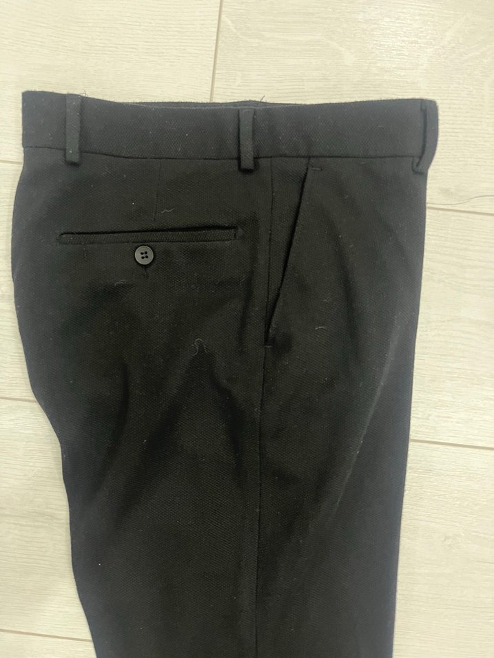 Erkek Siyah Kumaş Pantolon - Görsel 2