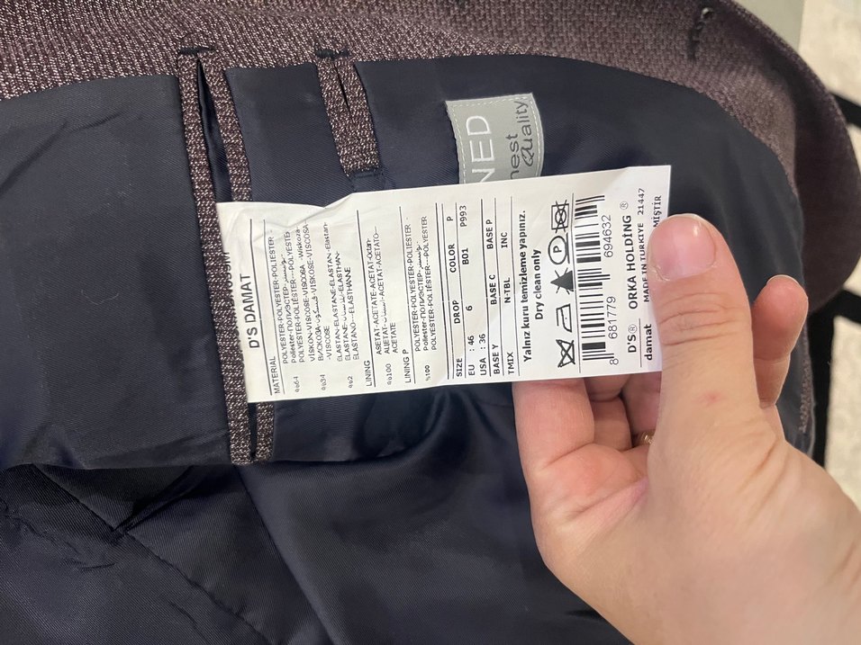 Bordo Klasik Erkek Takım - Görsel 2