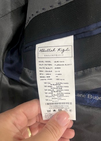 Düğmeli Siyah Erkek Takım Ceket Abdullah Kığılı - Görsel 2