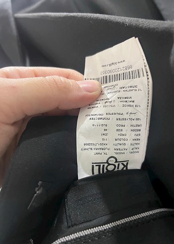 KIĞILI  Klasik Siyah Erkek Takım Elbise - Görsel 4