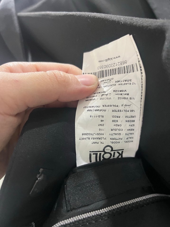 KIĞILI  Klasik Siyah Erkek Takım Elbise - Görsel 4