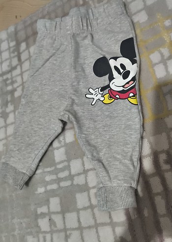 LC Waikiki Gri Mickey Mouse Baskılı Erkek Çocuk Eşofman Altı