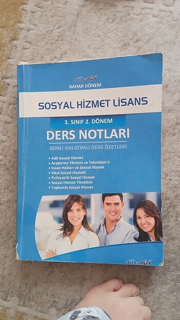 Sosyal Hizmetler lisans Ata Aöf 3. Sınıf 2. Dönem kitap
