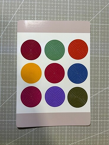 Spiral daire sticker