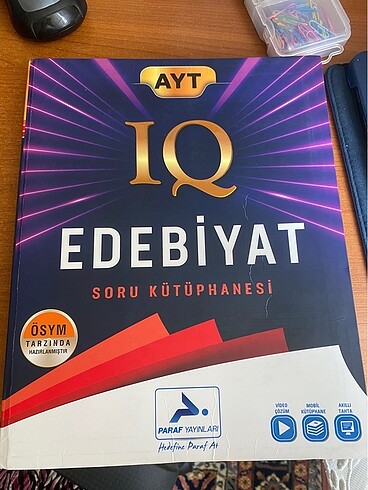 Paraf Yayınları IQ AYT Edebiyat Soru Bankası