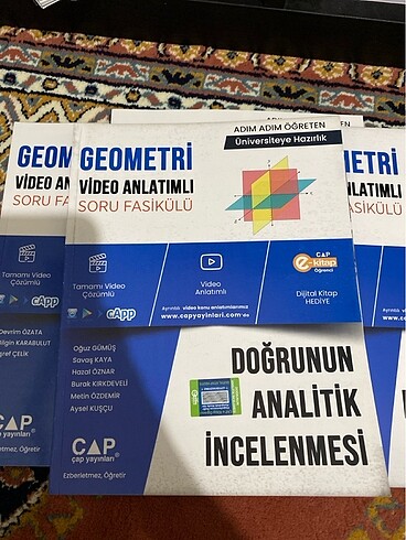 Beden Renk Çap yayınları TYT AYT geometri seti