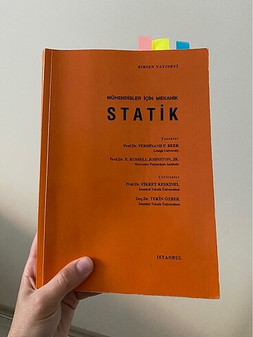 Mühendisler için mekanik: Statik