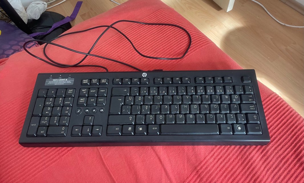 HP Siyah Kablolu Klavye - Görsel 2
