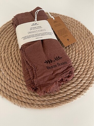Fresh scarfs organik pamuk şal