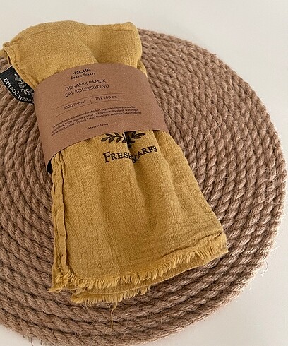 Fresh scarfs organik pamuk şal