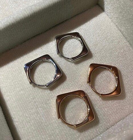  Beden Minimal taşsız küpe