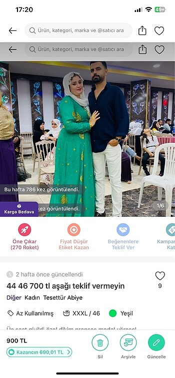 44 46 uymlu tasarım dikimdir