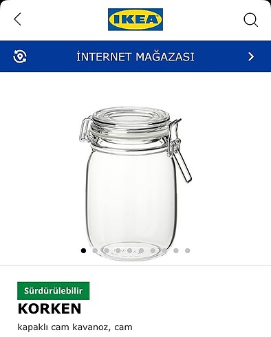 ikea kavanoz