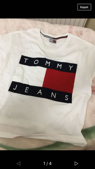 s Beden beyaz Renk Tshirt Tommy