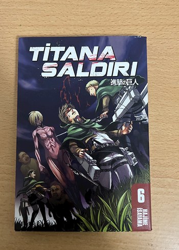 Titana Saldırı 6. Cilt Manga Kitap