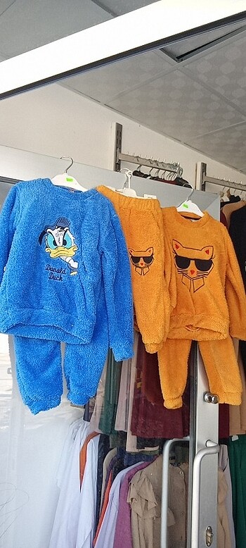 Erkek peluş pijama takım 