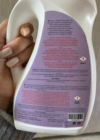 Diğer HYGENSIA Sıvı Çamaşır Deterjanı 1 L