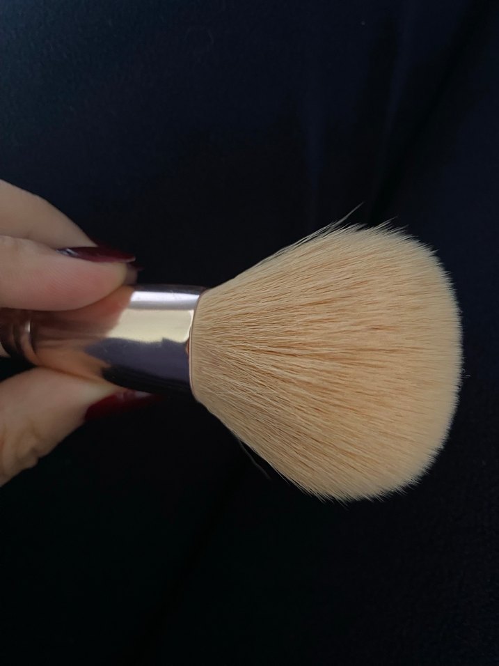 Bej PRO Makyaj Fırçası Pastel Saplı - Görsel 2