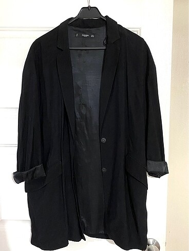 Mango Siyah Oversize Blazer Ceket
