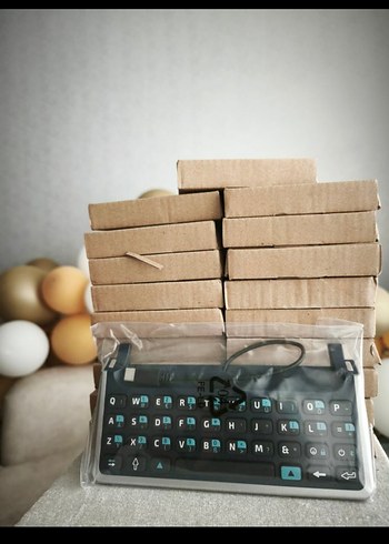 Sıfır ve kutusunda Alcatel Type-C bağlantılı orijinal klavye - Görsel 5