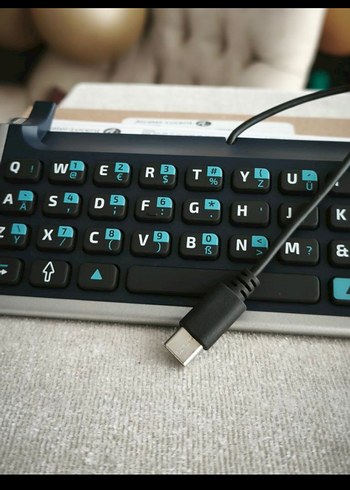 Sıfır ve kutusunda Alcatel Type-C bağlantılı orijinal klavye - Görsel 3