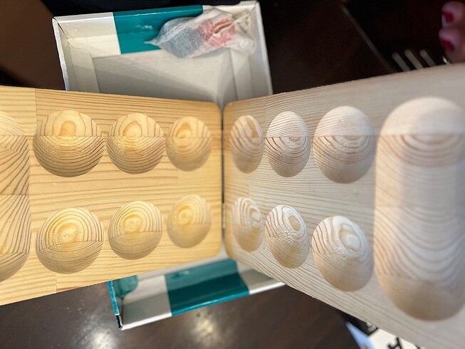  Beden Mancala oyun ahşap