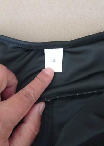 xl Beden Siyah Pliseli Mini Etek mayo