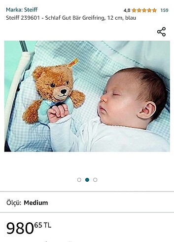 Fisher Price Organik Yeni Gibi Çıngıraklı Yenidoğan