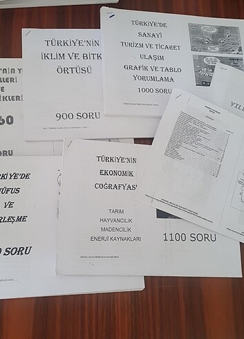 Beden Renk 4.909 SORU!! 930 Sayfa!! Coğrafya Dev Soru Seti