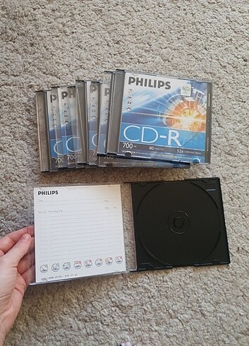 9 Adet Sağlam Philips CD DVD Kap
