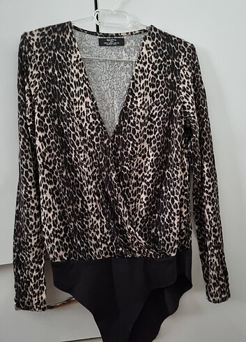 Bershka Bershka leopar desenli body