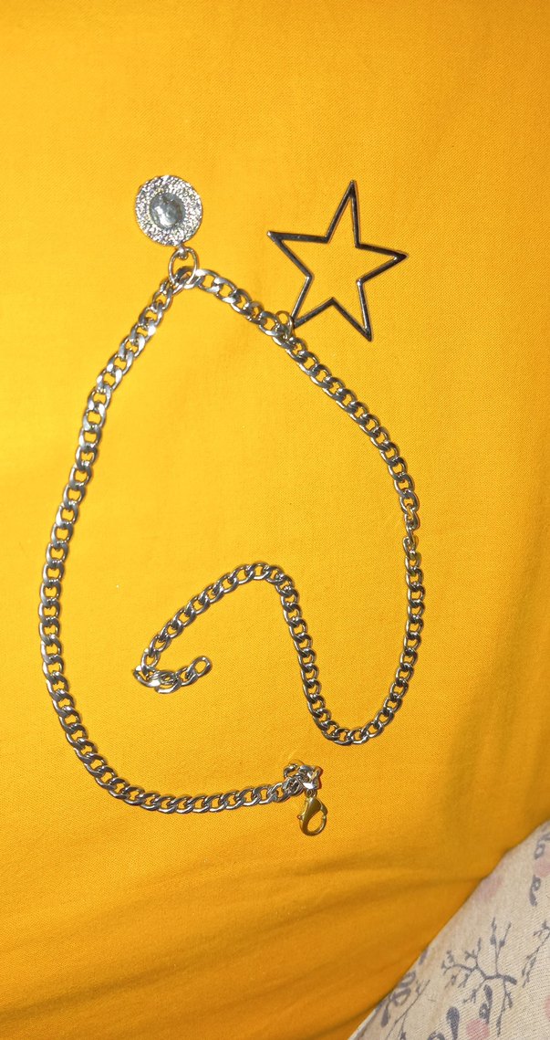 Altın Renk Zincir Detaylı Kadın Vücut Zinciri - Görsel 2